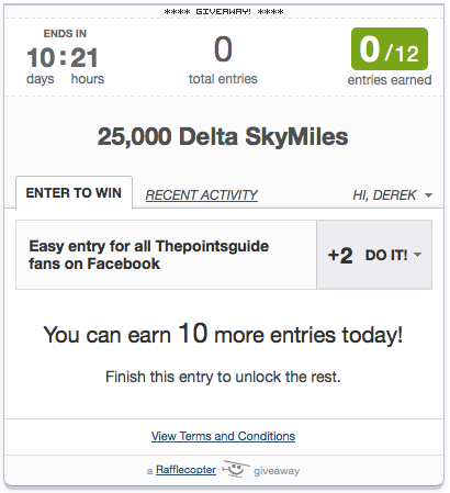 Announcement: ThePointsGuide 25,000 Delta SkyMiles Holiday Giveaway!